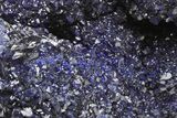Sparkling Azurite Crystal Cluster - China #215849-4